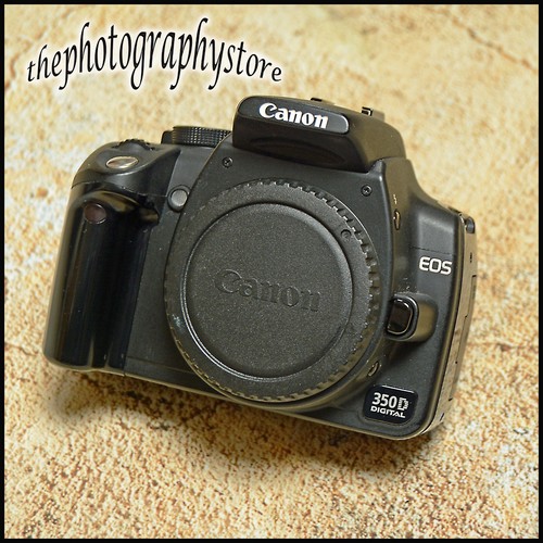 Black canon eos 350d digital - black,