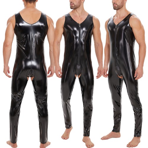 Mens fetish crotchless - mens, pvc