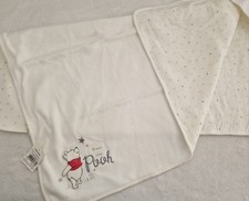 New Baby Boy Baby Girl Winnie The Pooh Blanket 0-3 mths 0-6 mths Small Defect