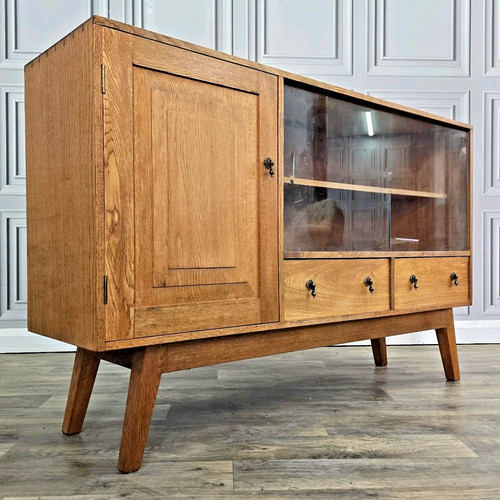 Vintage glazed sideboard - vintage,