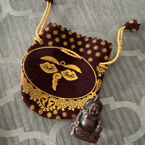 Mini lucky buddha statue - buddha, &
