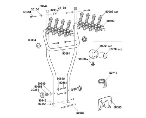 Thule bolton 9705 9708 - thule, 9705/9708