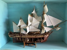 Wooden Sailing Ship Model In