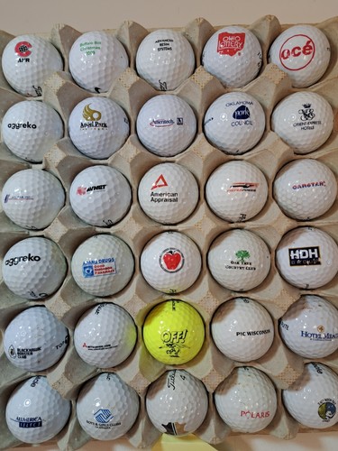 Logo golf balls lot 025 - 30, #025