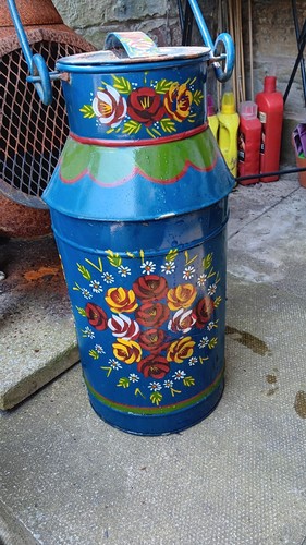 Vintage hand painted bargeware - vintage,