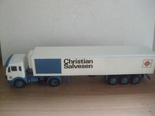 NZG  MERCEDES TRACTOR UNIT WITH REFRIGERATOR TRAILER CHRISTIAN SALVESEN