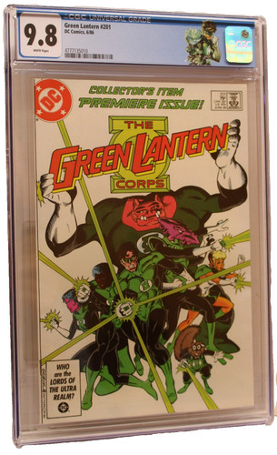 Green lantern 201 cgc - green, #201