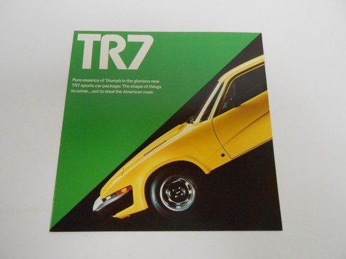 Tr7 car brochure british - car,