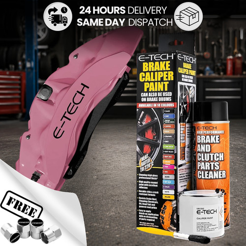 Pink brake caliper paint kit - pink,
