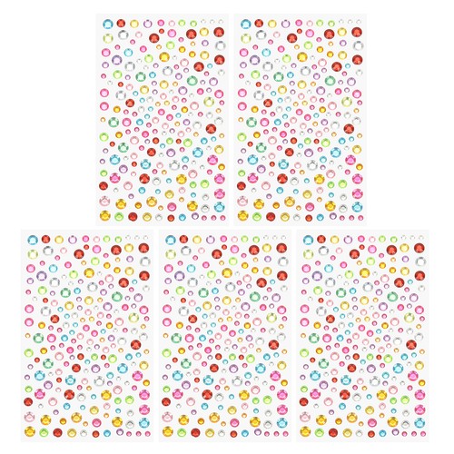 1045 pcs acrylic gem - acrylic, sticker
