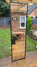 Large Studio Gym Shop Mirror 213cm by 62cm VERY HEAVY 