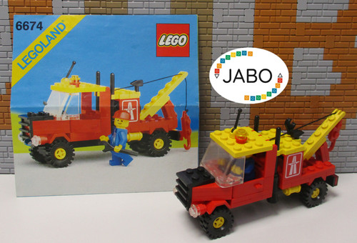 Lego 6674 crane truck - (c14),