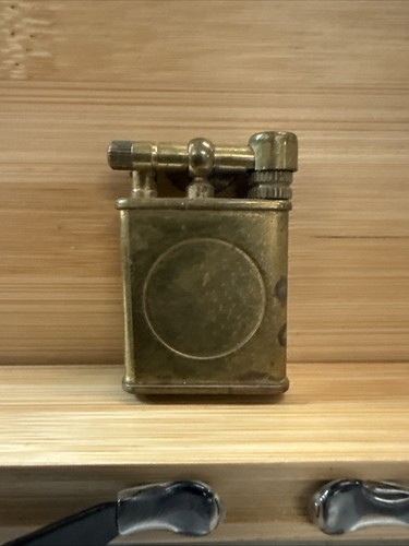 Small old brass cigarette - small,