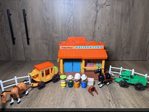1982 fisher price western town - 1982,