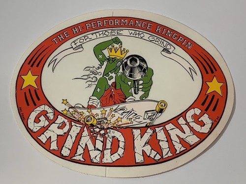 Vintage grind king skateboard - grind,