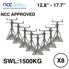 Static Caravan Axle Stands 8x