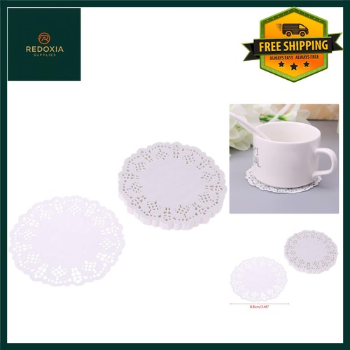 Elegant white lace paper - white,