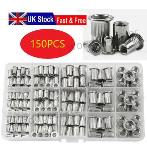 150pcs rivet nuts stainless - nuts,