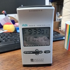 Oregon Scientific Hi-Glo Alarm Clock RA2000 Battery Operated Tested & Working