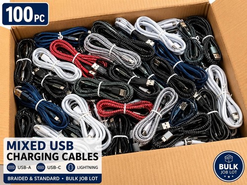 100 mixed usb charging - mixed, cables