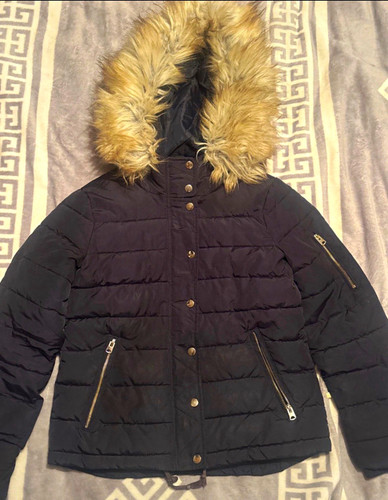 Topshop black puffer jacket - puffer,