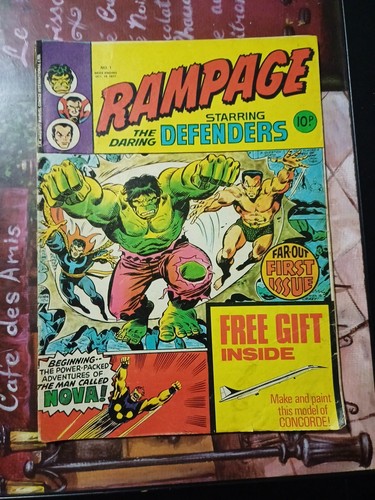 Rampage comic weekly marvel - comic, (marvel