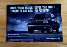 2004 Print Ad Chevrolet Silverado 2500 HD 4 Door 4x4 TORQUE