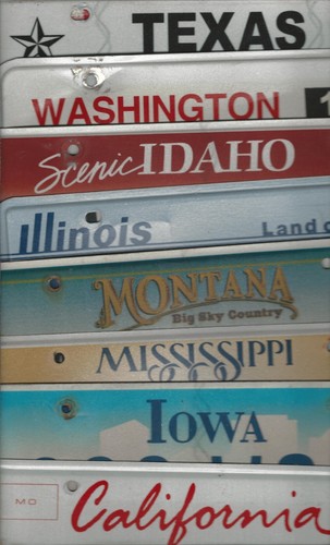 Set american license - set,
