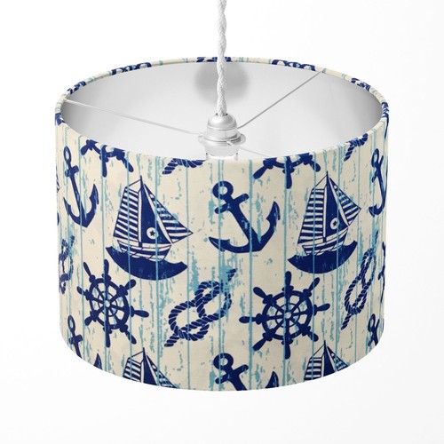 Nautical lamp shade boat - nautical,
