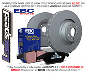 Ebc front discs ultimax pads - front,