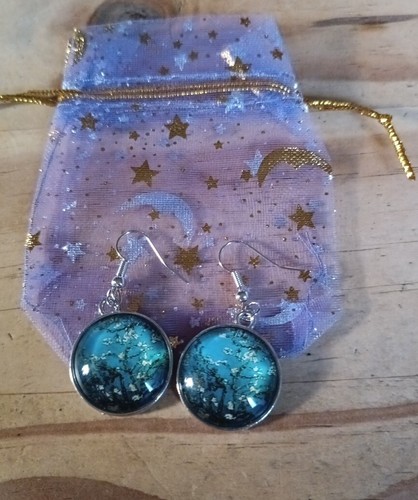 Woman earrings with gift - earrings,