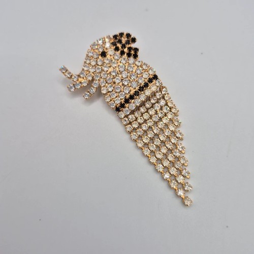 Vintage cockatoo rhinestone - vintage,