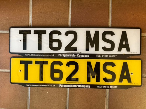 Audi private reg - audi, tt