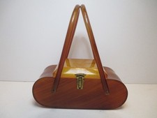 Vtg c1950s Bakelite Handbag