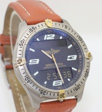 2001 Titanium & Gold Breitling Aerospace Repetition Minutes F65362