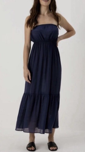Plus size navy strapless - size,