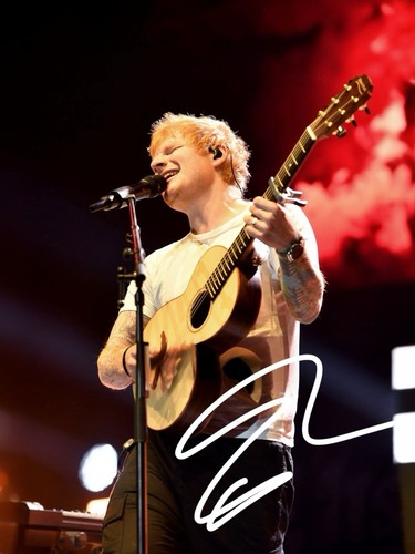 Sheeran signed autograph - sheeran,