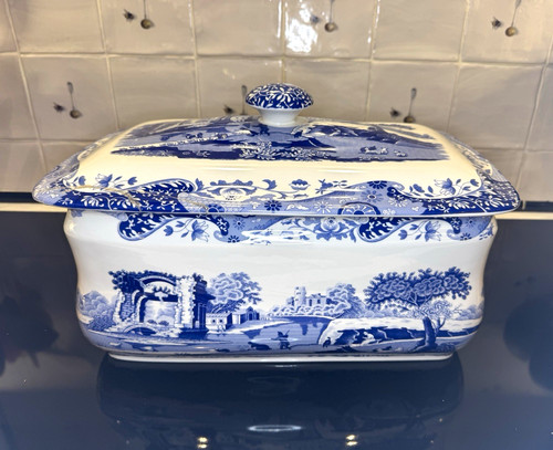Spode italian blue white - italian,