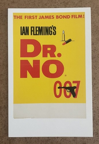 James bond film postcards 007 - bond,
