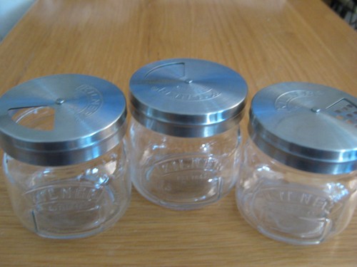 Kilner storage jar with - jar,