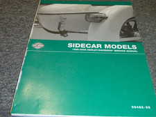 2005 Harley Davidson Motorcycle SIDECAR Shop Service Repair Manual 99485-06 xz