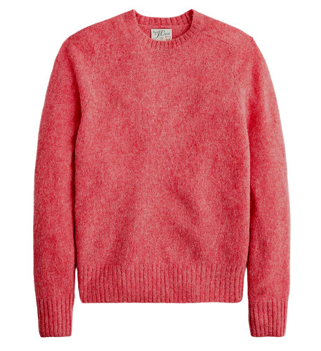 Nwt crew 100 wool dark - j,