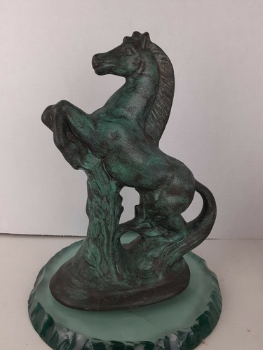 Vintage ceramic horse statue - horse,