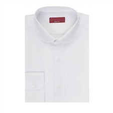 Mens Slim White Round Penny