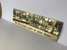 Solid Brass 50 x 150mm Brass