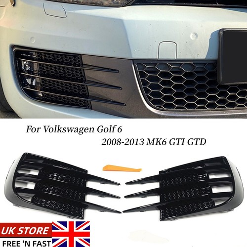 Black front fog light air - front,