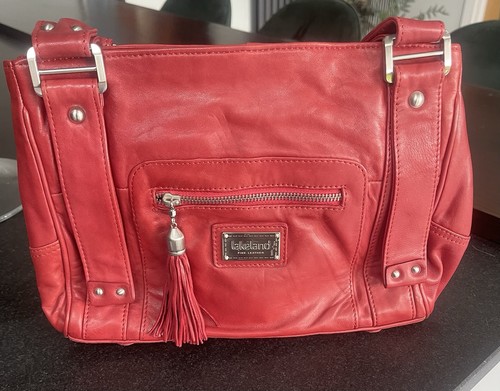 Lakeland red handbag new with - lakeland,