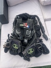 scuba dive rite wing and back plate double bladder and single cylinder bracket