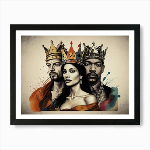 Abstract kings and queens - and,