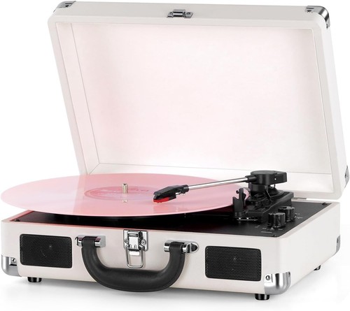 Vintage suitcase vinyl - vintage, record